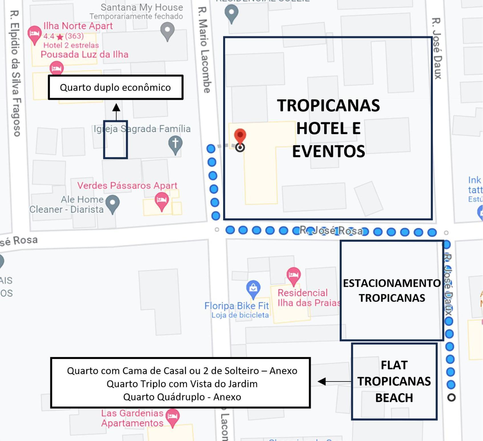 Tropicanas Hotel E Eventos Florianópolis Buitenkant foto